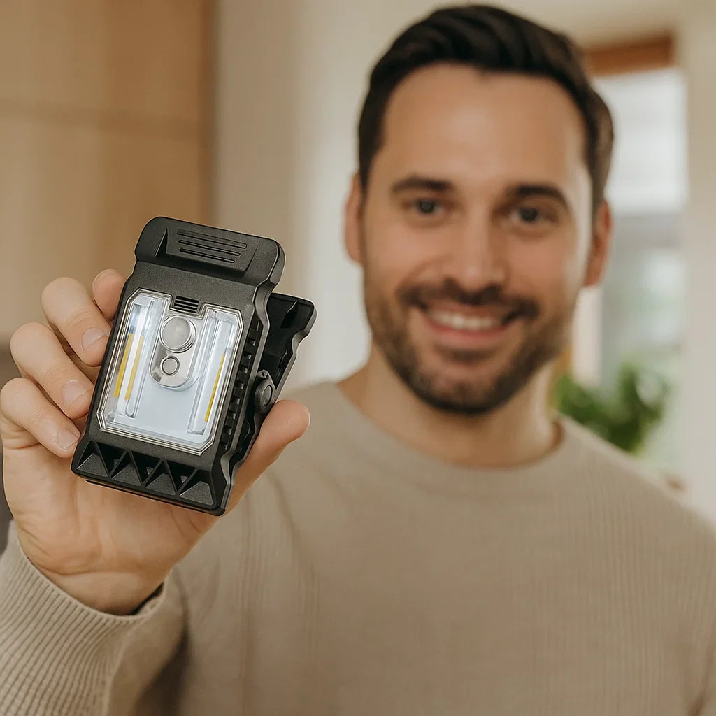 Practical Clip Solar Lamp with Motion Sensor