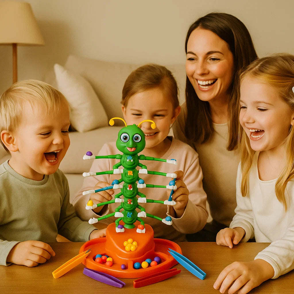Dancing Caterpillar Family Skill Game