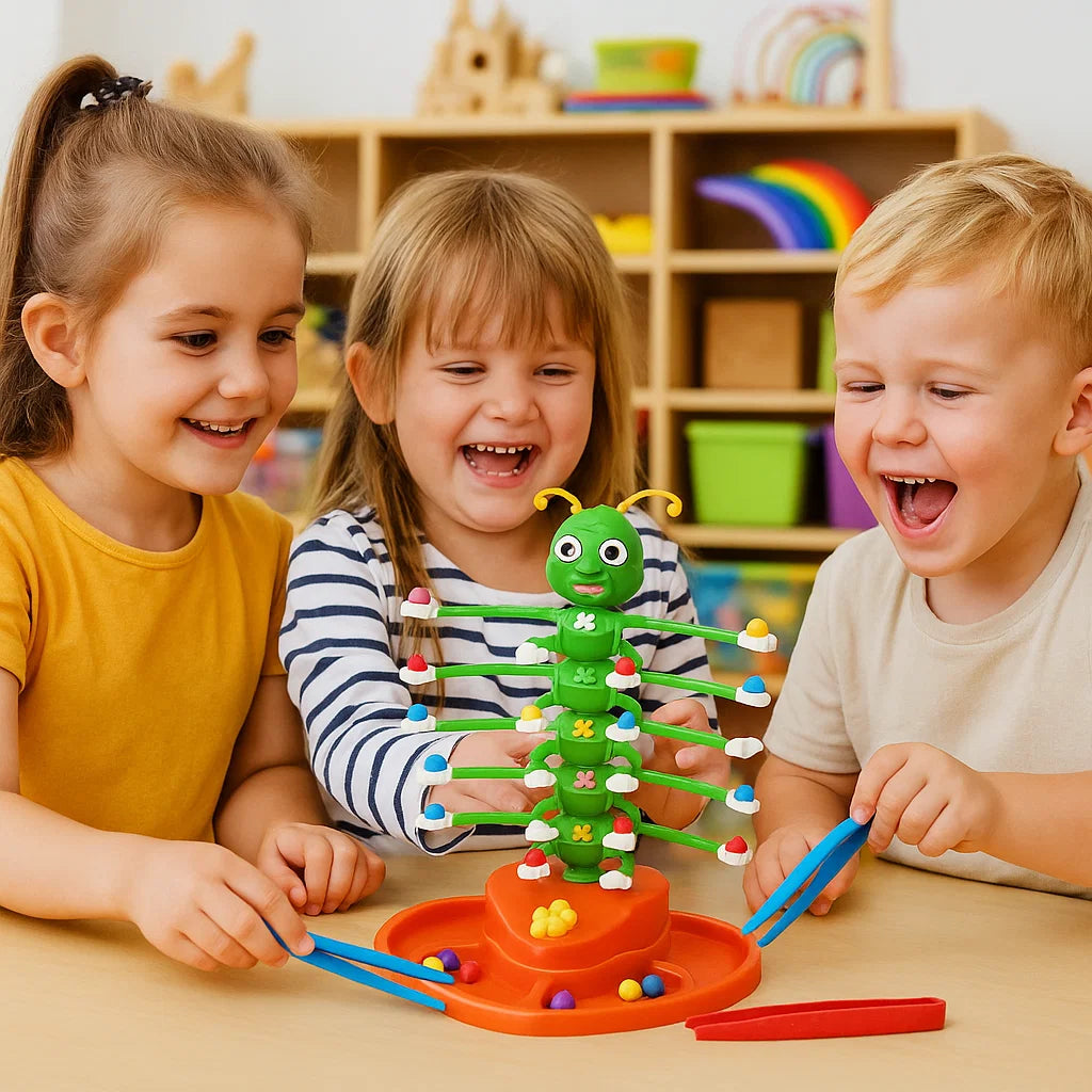 Dancing Caterpillar Family Skill Game