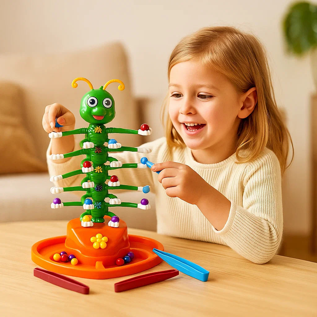 Dancing Caterpillar Family Skill Game
