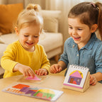 Geometric Colors and Shapes Puzzle Game - Promotes Logical Thinking