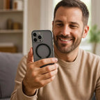 Ultra-thin, matte, clear MagSafe case for iPhone