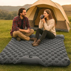 Ultra-light self-inflating double camping mat