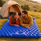 Ultra-light self-inflating double hiking mat