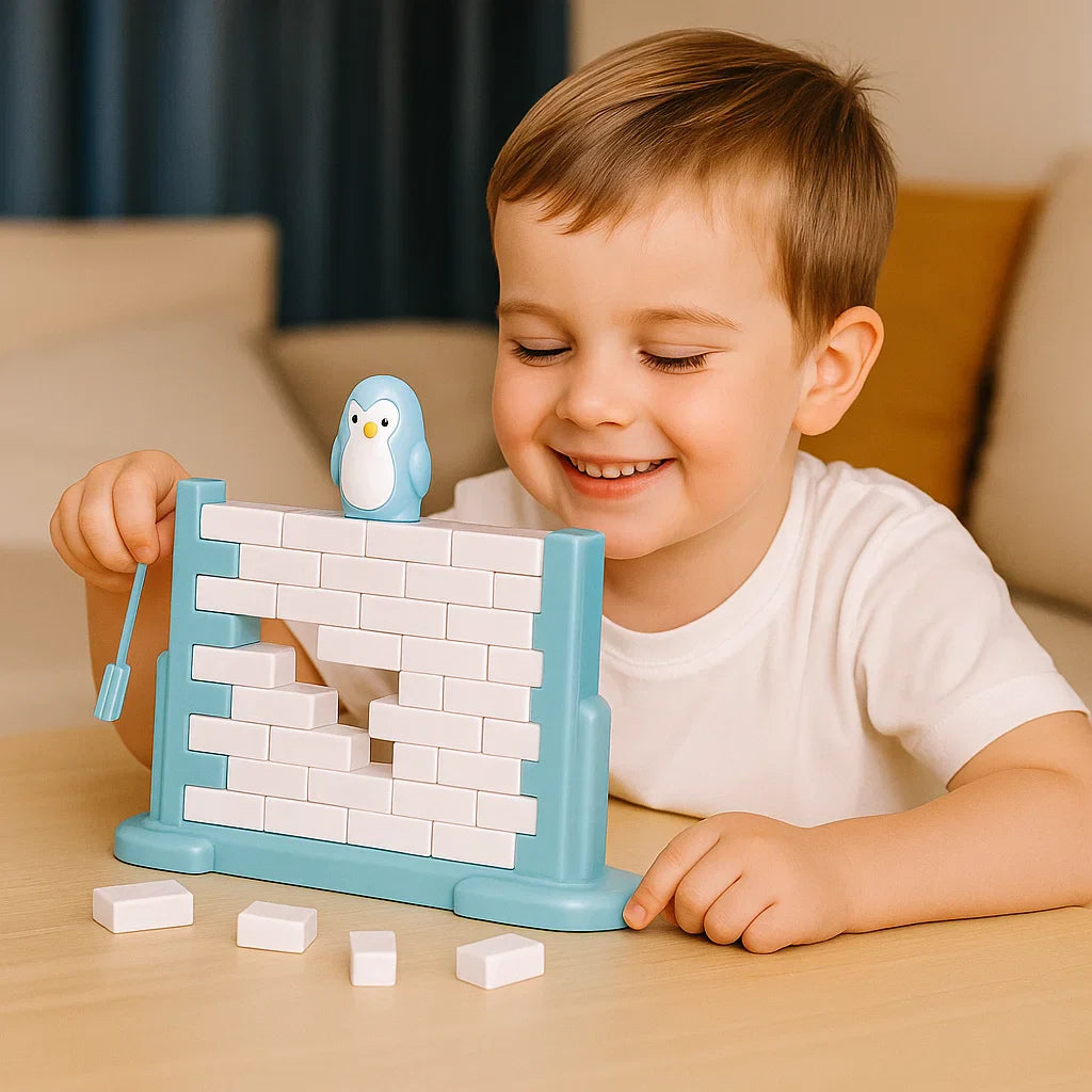 Penguin Ice Wall Balance Family Game