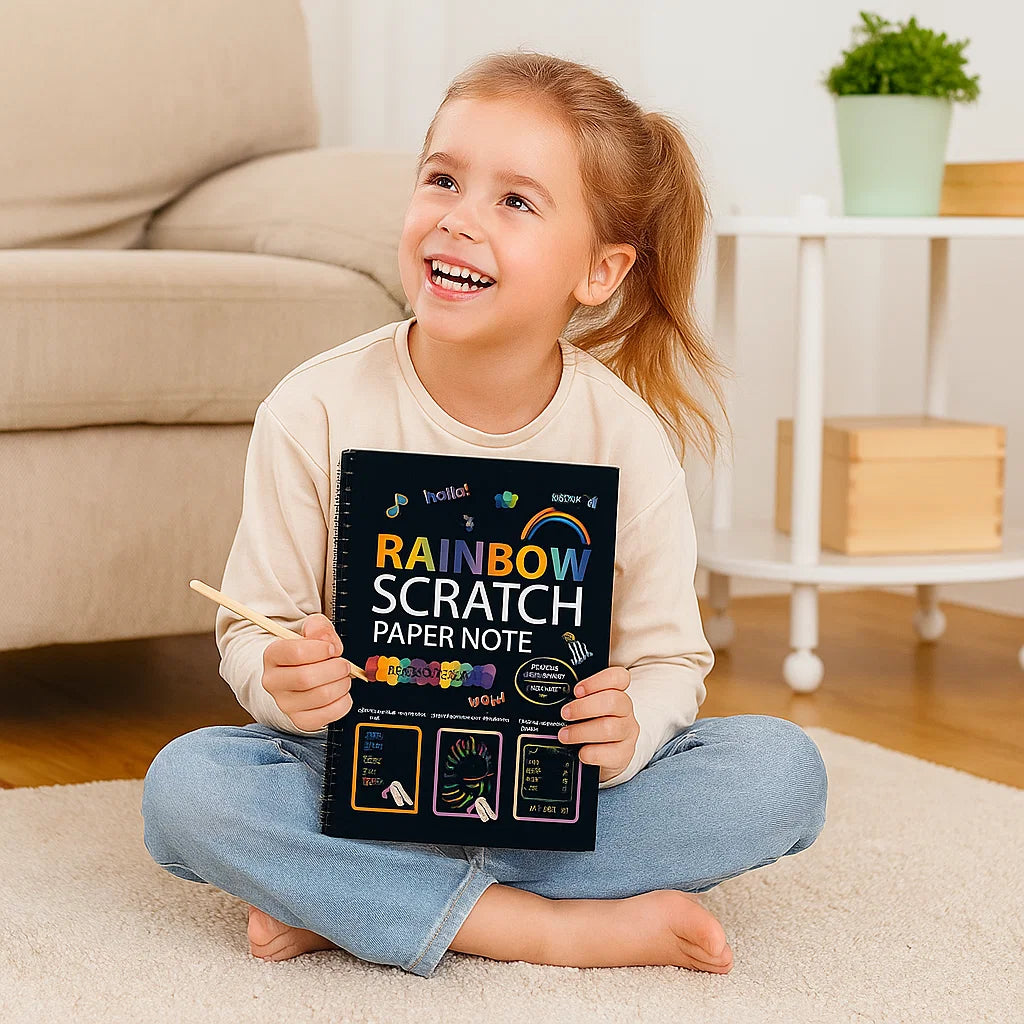 Magical Rainbow Scratch Paper