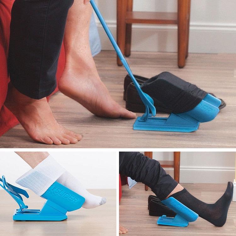 Sock puller for seniors and disabled individuals