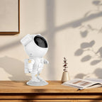 Astronaut Galaxy Projector | 8 Adjustable Nebula Colors & Remote Control for Relaxation and Stargazing