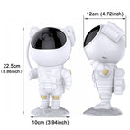 Astronaut Galaxy Projector | 8 Adjustable Nebula Colors & Remote Control for Relaxation and Stargazing