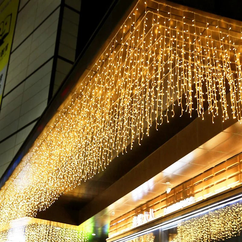 Atmospheric Icicle Lights - FrostGlow