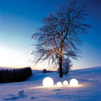 Weatherproof Round LED Garden Light with 16 Colors and Remote Control - Perfect for Garden, Porch & Party