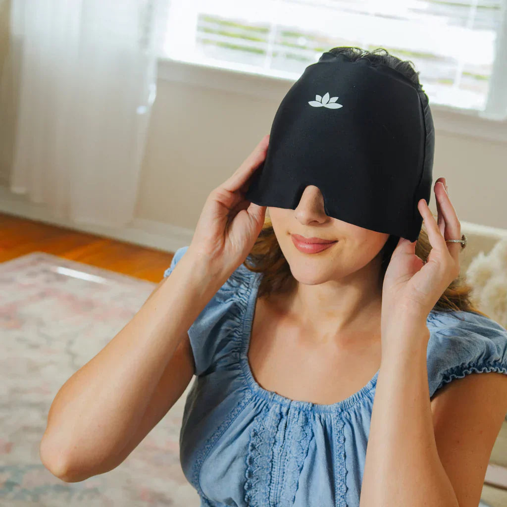 HeadRelax Warm-Cold Therapy Mask – Relieves Migraine & Headache Immediately