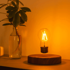 LumiGlide Floating LED Bulb | Magnetic levitation light with touch control for modern spaces