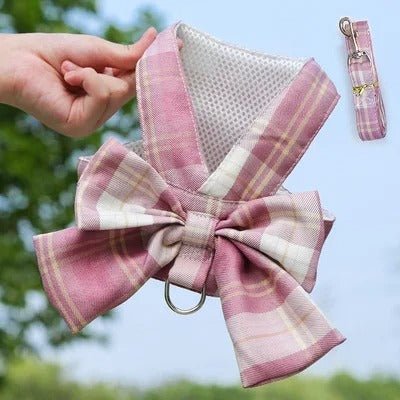 AURÉLIEN Harness – Adjustable Dog Harness with Stylish Bow Design