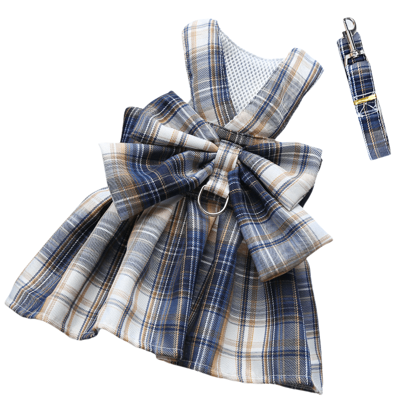 AURÉLIEN Harness – Adjustable Dog Harness with Stylish Bow Design