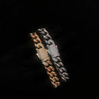 AURELIUS – 18K Gold Plated Cuban Link Bracelet for Men