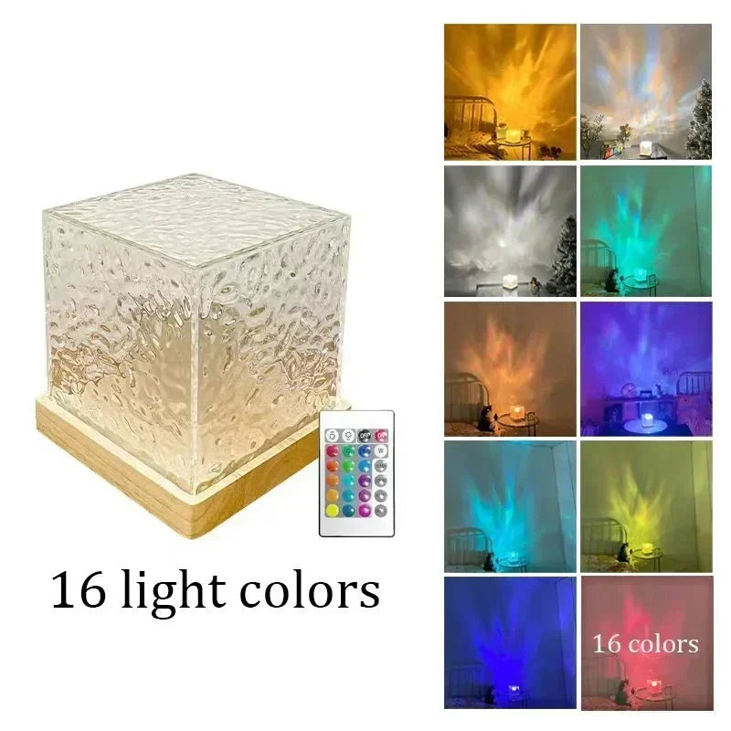 Aurora Water Wave Projector Night Light