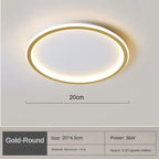 GLOWLITH – Scandinavian LED Ceiling Lamp for Modern, Glare-Free Lighting