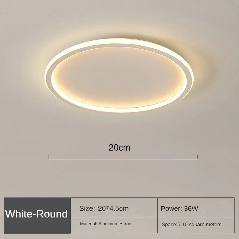 GLOWLITH – Scandinavian LED Ceiling Lamp for Modern, Glare-Free Lighting