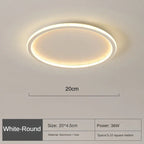GLOWLITH – Scandinavian LED Ceiling Lamp for Modern, Glare-Free Lighting