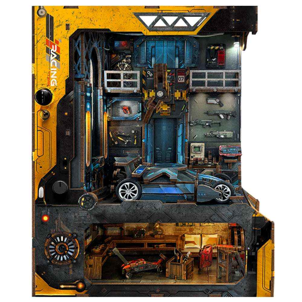 Automobile Workshop DIY Book Nook Kit