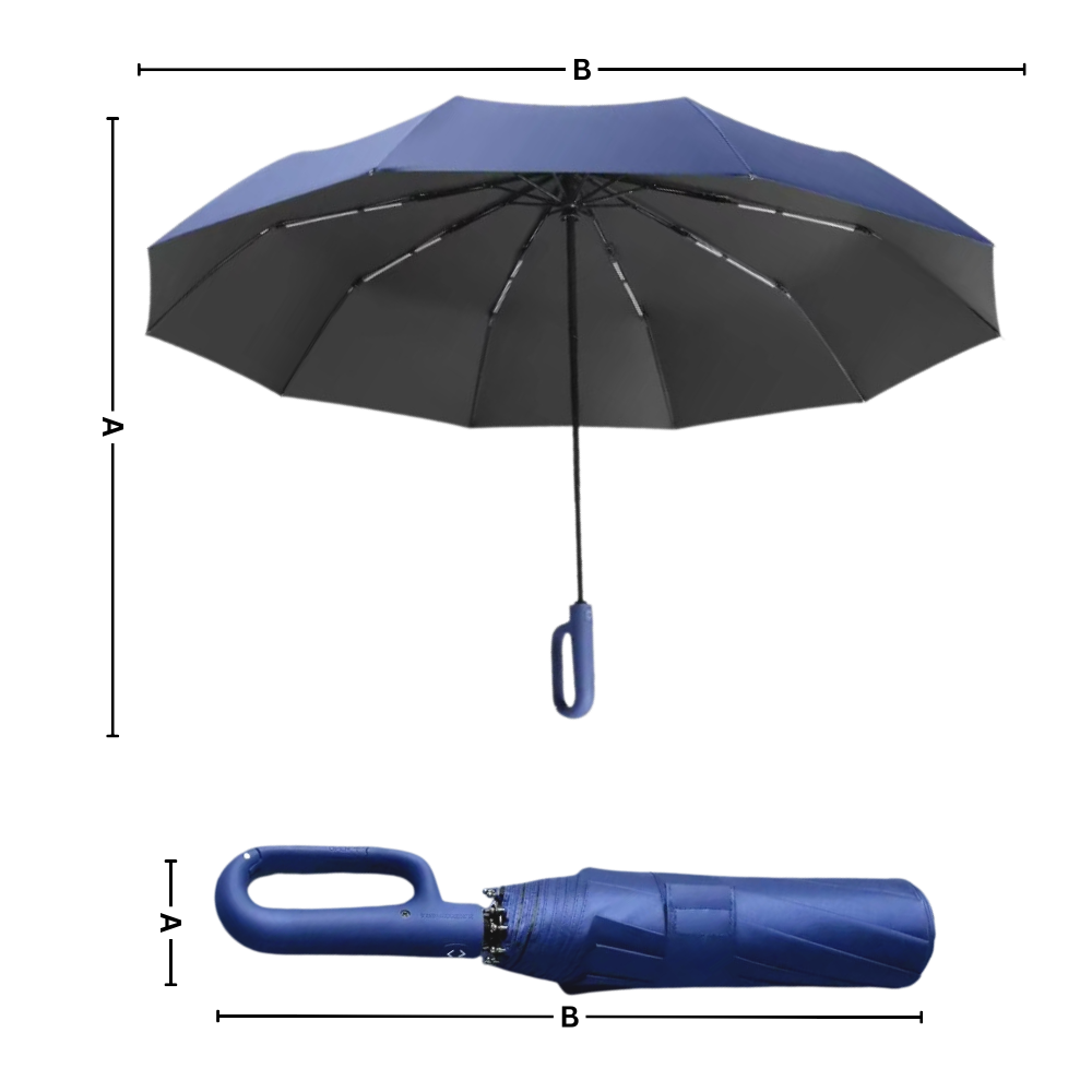 Automatic Lock Windproof Umbrella