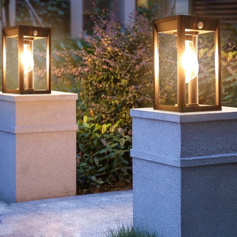 PillarGlow - Energy-Saving Solar Outdoor Lamp