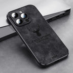Deer - Luxury Leather iPhone Case with Stylish Design and Shockproof Protection