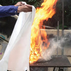 Fireproof fiberglass fire blanket – Compact safety blanket for home, kitchen, and car