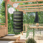 Foldable drying basket for fruits, vegetables, and herbs – Multi-tier net storage for quick drying process