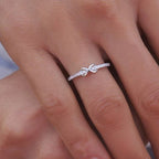 To My Daughter Infinity Ring