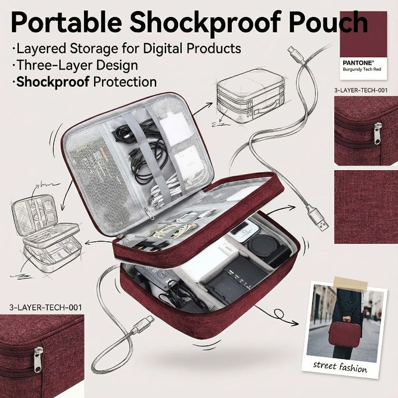 Triple Layer Tech Organizer