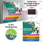 Air Fryer Cheat Sheet Magnets Cooking Instructions Booklet
