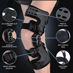 Osteoarthritis Unloader Knee Brace | Medial & Lateral Support for Bone-on-Bone Arthritis Relief, Adjustable Size for Enhanced Comfort