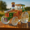 14020 Tractor Glass Whiskey Bottle