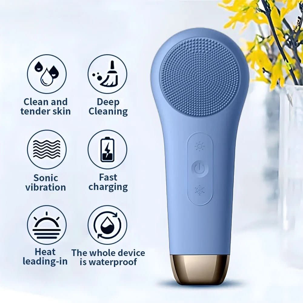 3-in-1 Facial Brush for Radiant, Healthy Skin