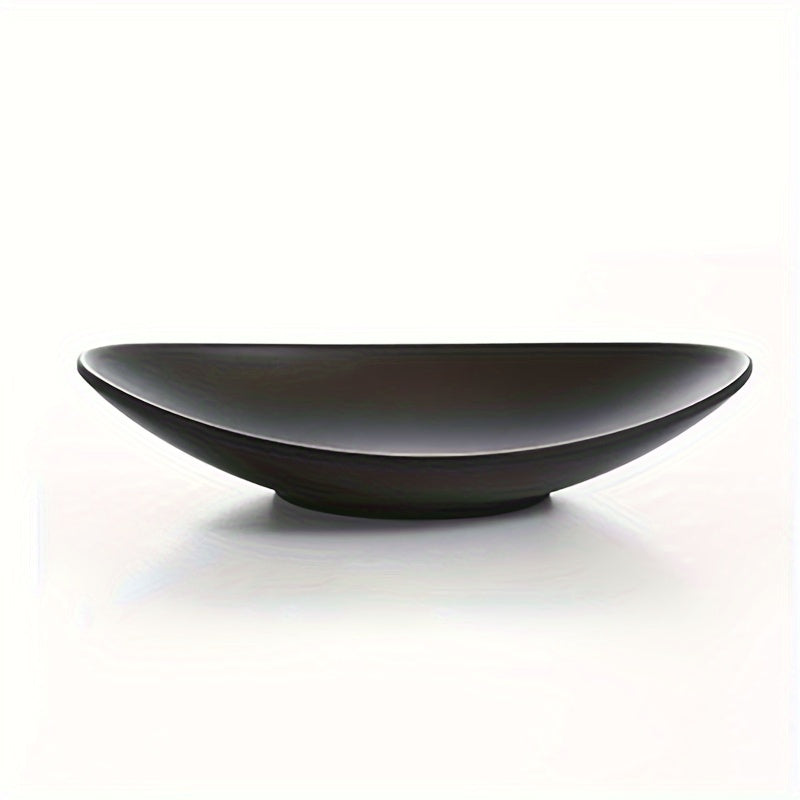 BlackTray - Elegant Oval Storage Tray for Jewelry