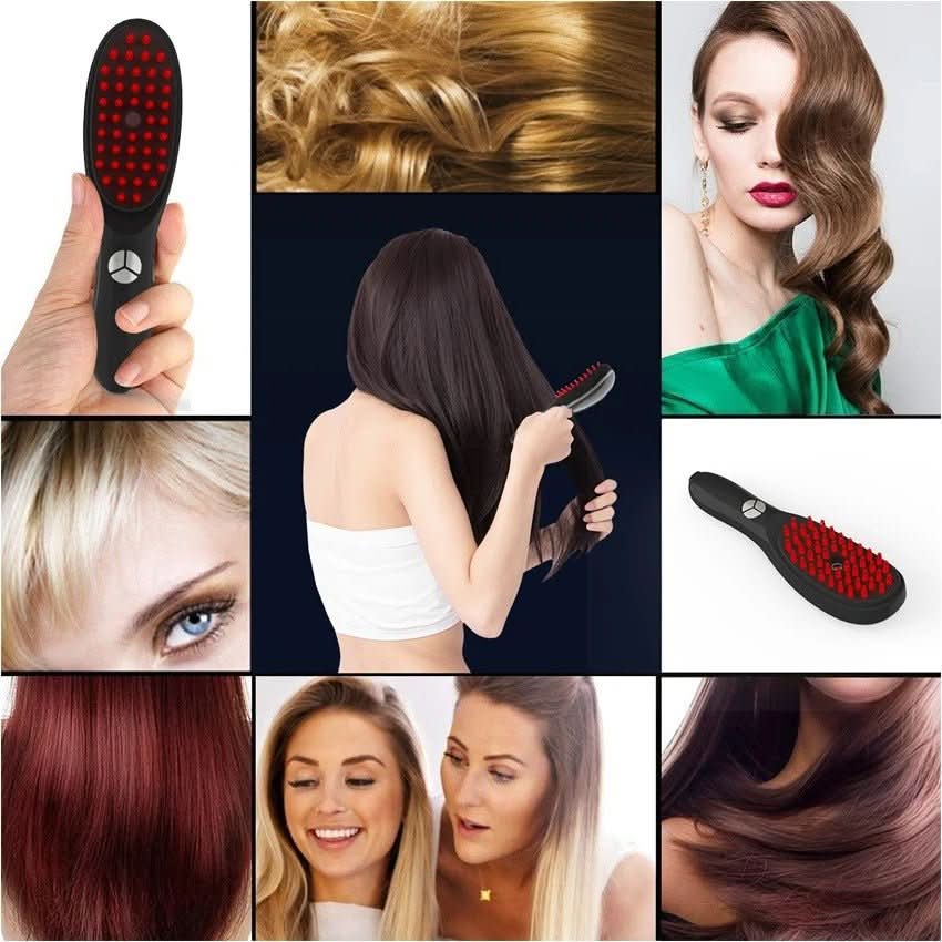 5-in-1 hair comb with massage & light therapy for healthier hair