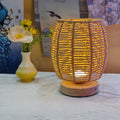 EcoLoom Table Lamp – Handmade Wood with LED