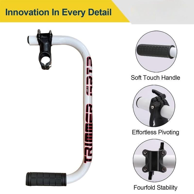 Ergonomic grip extension for cord carriers
