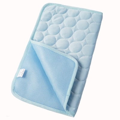 Cooling mat for pets with non-toxic self-cooling gel