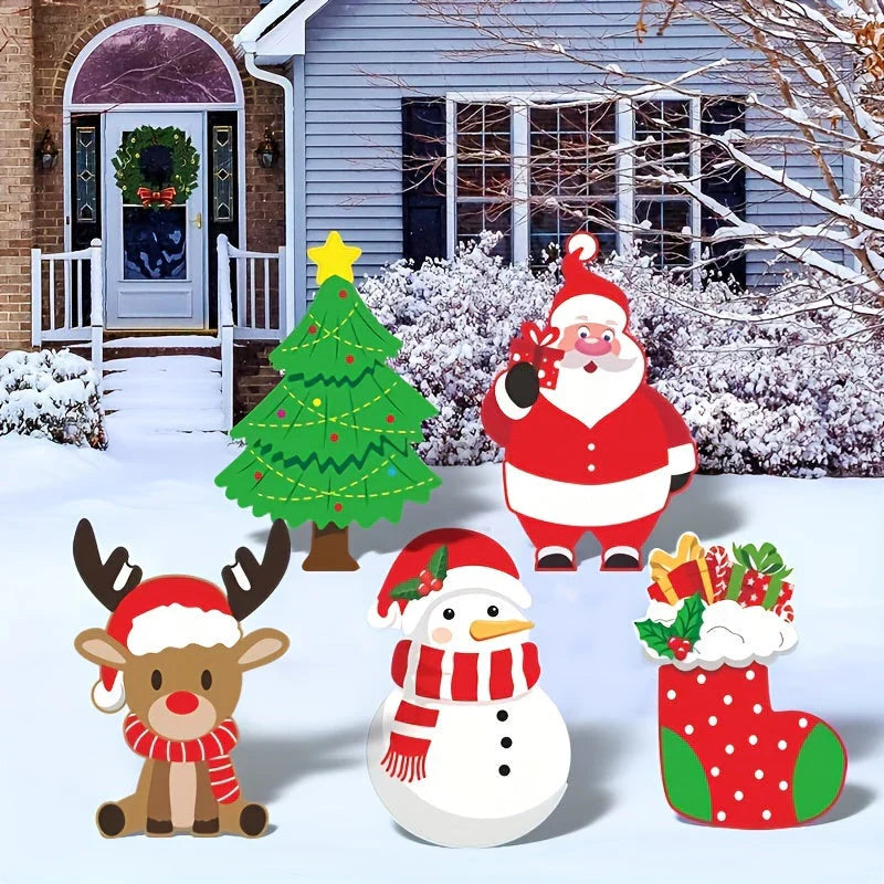 MerryShine - Large outdoor Christmas signage for happy gardens