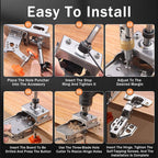 Woodworking 35mm Hinge Boring Jig Hole Opener Kit