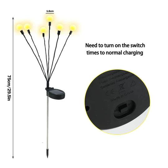 (8 pieces) Solar Firefly Lights — Enchant your nights with magical, limitless sparkle