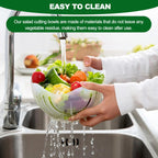 VeggieSlice Pro — Make salad making safe, quick, and effortless child's play! (2 pieces)