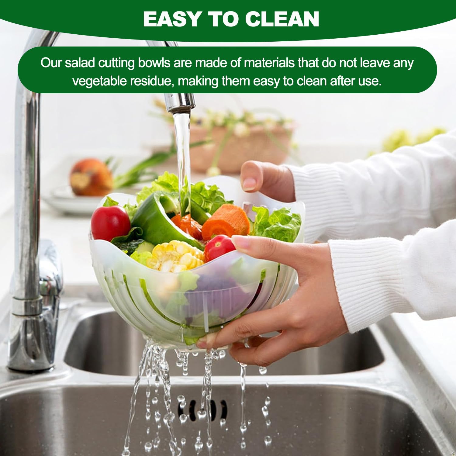 VeggieSlice Pro — Make salad making safe, quick, and effortless child's play! (2 pieces)