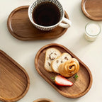 ChicTray - Elegant Oval Tray made of Solid Wood