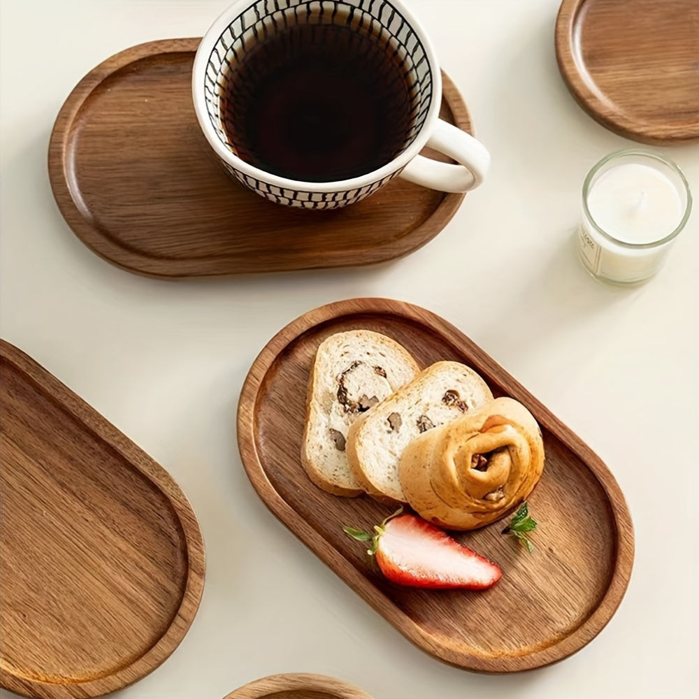 ChicTray - Elegant Oval Tray made of Solid Wood