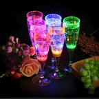 GlowSip - LED-lit wine glass set (6 pieces)