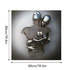 Figure statue of metal Art Wall decoration